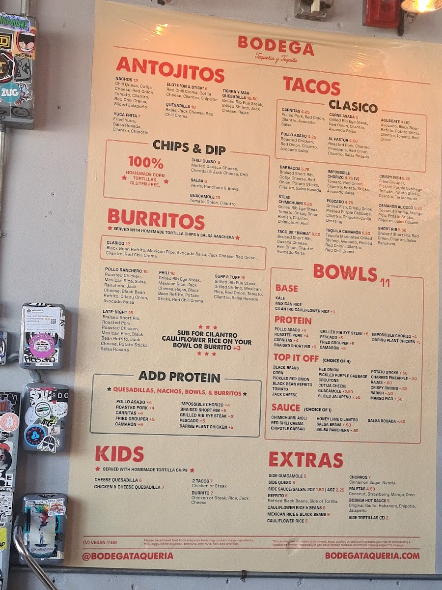 Bodega Taqueria y Tequila Menu - Image 6
